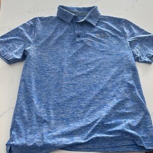 Under Armour Heathered Blue Polo Shirt